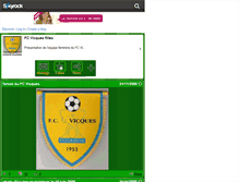 Tablet Screenshot of fcvicquesfilles.skyrock.com