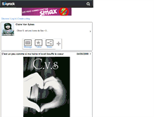 Tablet Screenshot of clairevansykes.skyrock.com