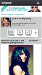 Mobile Screenshot of end-of-the-beginning.skyrock.com