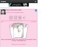 Tablet Screenshot of bunny-godillot.skyrock.com