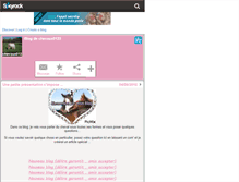 Tablet Screenshot of chevaux0123.skyrock.com