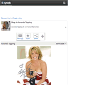 Tablet Screenshot of amandatapping.skyrock.com