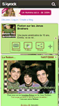 Mobile Screenshot of before-the-jonasbrothers.skyrock.com