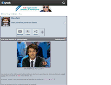 Tablet Screenshot of fanclub-yann-barthes.skyrock.com