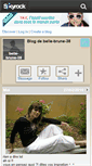Mobile Screenshot of belle-brune-38.skyrock.com