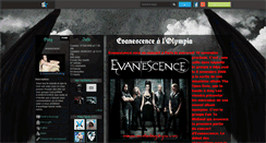 Desktop Screenshot of evanescencefanblog.skyrock.com