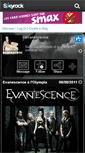 Mobile Screenshot of evanescencefanblog.skyrock.com