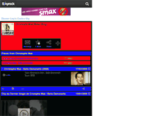 Tablet Screenshot of christophe-maeofficiel.skyrock.com