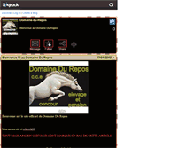 Tablet Screenshot of domaine-du-repos.skyrock.com