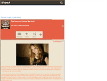 Tablet Screenshot of amber-marshall-canada.skyrock.com