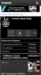 Mobile Screenshot of evidence-music.skyrock.com