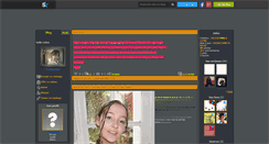 Desktop Screenshot of belle-coline.skyrock.com