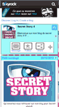 Mobile Screenshot of i-love-secret-story4.skyrock.com