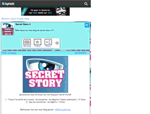 Tablet Screenshot of i-love-secret-story4.skyrock.com
