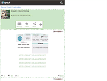 Tablet Screenshot of disney-stars-forum.skyrock.com