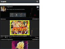 Tablet Screenshot of dragonball-ball.skyrock.com