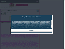 Tablet Screenshot of mlle-chochote.skyrock.com