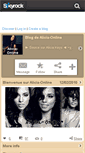 Mobile Screenshot of alicia-online.skyrock.com