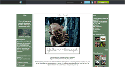 Desktop Screenshot of gollum--smeagol.skyrock.com