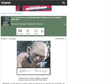 Tablet Screenshot of gollum--smeagol.skyrock.com