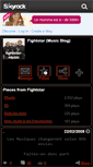 Mobile Screenshot of fightstar-music.skyrock.com