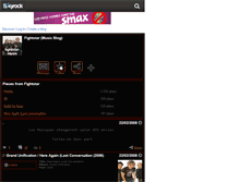 Tablet Screenshot of fightstar-music.skyrock.com