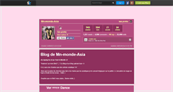 Desktop Screenshot of mn-monde-asia.skyrock.com