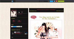 Desktop Screenshot of kimk-look.skyrock.com