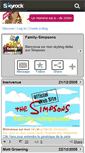 Mobile Screenshot of family-simpsons.skyrock.com