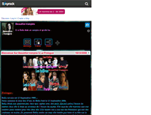 Tablet Screenshot of beautiful-vampire.skyrock.com