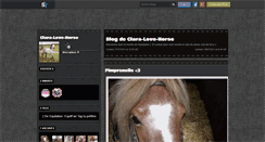 Desktop Screenshot of clara-love-horse.skyrock.com