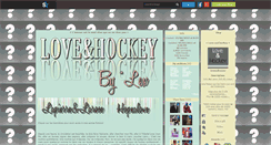 Desktop Screenshot of loveandhockey.skyrock.com