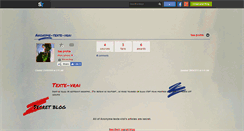 Desktop Screenshot of anonyme-texte-vrai.skyrock.com