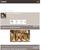 Tablet Screenshot of amazing-onedirection.skyrock.com