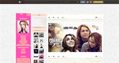 Desktop Screenshot of hannahmontana1002.skyrock.com