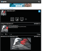 Tablet Screenshot of federations-f1.skyrock.com