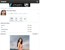 Tablet Screenshot of elissa-forever.skyrock.com