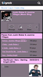 Mobile Screenshot of fiction-justinmusic.skyrock.com