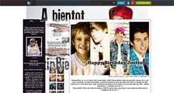 Desktop Screenshot of justinbiebfr.skyrock.com