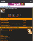 Tablet Screenshot of enriqueiglesias4life.skyrock.com