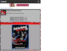 Tablet Screenshot of fanparty-th-hamburg.skyrock.com