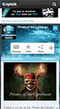 Mobile Screenshot of in-piratesworld-fiction.skyrock.com