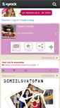 Mobile Screenshot of demiilovatofan.skyrock.com