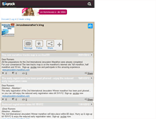 Tablet Screenshot of jerusalmmarathon.skyrock.com