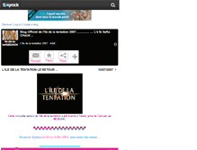 Tablet Screenshot of ile-de-la-tentation2007.skyrock.com
