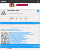 Tablet Screenshot of francejumpstyle-officiel.skyrock.com