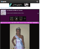 Tablet Screenshot of electionmissenlorraine.skyrock.com