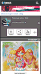 Mobile Screenshot of famous-winx.skyrock.com