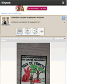 Tablet Screenshot of casquedepompier74.skyrock.com