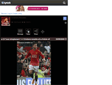 Tablet Screenshot of cristiano-ronaldo-x2.skyrock.com